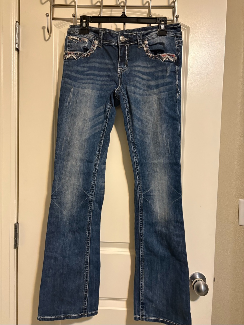 Grace Women’s Blue Bootcut Jeans - Classic Washed Denim